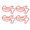 100 Pcs Rabbit Shaped Paper Clip Creative Cute Cartoon Animal