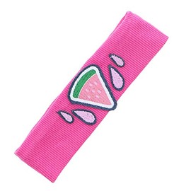Soft And Stretchy Watermelon Slice Baby Headband-Hot Pink