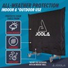 JOOLA Dual Function Indoor/Outdoor Waterproof Table Cover , Black