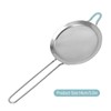 60 Mesh Fine Sieve, Hand-Held Stainless Steel Flour Sieve with