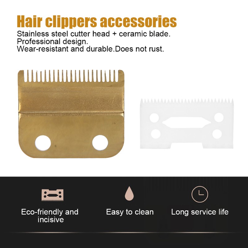 2pcs Electric Hair Clipper Blade Cutter Head Replacement Accessories Fit