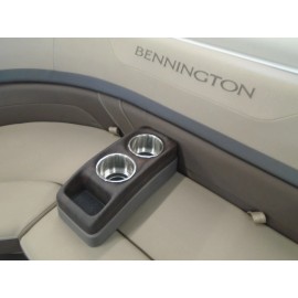 BUYCUPHOLDERS Portable Cup Holders, Zwood Drftwood Simtex, Marine RV Pontoon BUYCUPHOLDERS