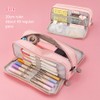 Canvas Pencil Case Large Capacity Pencil Cases Pencil Pouch with