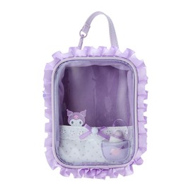 Sanrio SANRIO Kuromi Plush Pouch Enjoy Idol Baby Kuromi-chan kuromi 6.1 x 4.7 x 3.5 inches (15.5 x 12 x 9 cm), Character SANRIO 184721