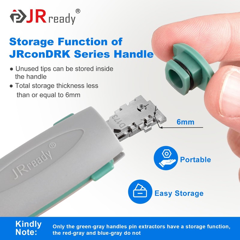 JRready JRconDRK00A20-02 Pin Removal Tool Kit, 20PCS Universal Automotive Computer