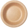 Duni 192376 - Organic Paper Plates Deep Brown, Coated, Diameter