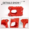 CPOWACE Sporty Key Shell Compatible with Can-Am Ryker/Outlander Accessories Red