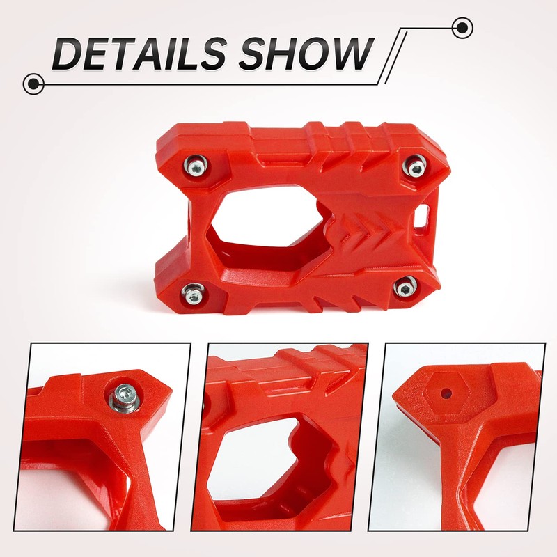 CPOWACE Sporty Key Shell Compatible with Can-Am Ryker/Outlander Accessories Red
