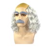Felimoa Grandpa Wig, Bald Wig, Costume, Banquets, Events, Eyebrows, Beard