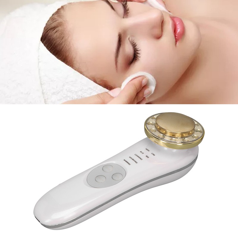 Facial Beauty Machine 3 Modes 2 Levels Deep Cleansing Red