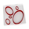 Set of 5 Oval Cutters Fondant Polymer Cookie Icing Crafts