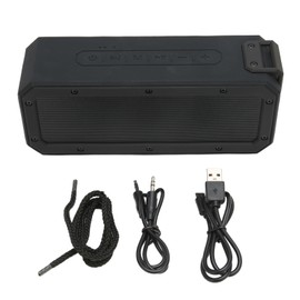 Wireless Bluetooth Speaker Multifunctional IPX7 Waterproof High Power 40W Heavy Bass Sound Outdoor Speaker Black