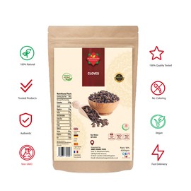 Cloves Whole | (400G / 14.10 oz) | Premium Quality | Sun Dried | Indonesian| Gluten Free | Non GMO | No Additives | No Preservatives|
