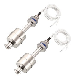 uxcell Stainless Steel Float Switch for Water Pump Tank swim pool garden pond Liquid Water Level Sensor M11 90mm Length 2Pcs