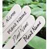 etree 50 x Plastic Plant Labels Black 5"