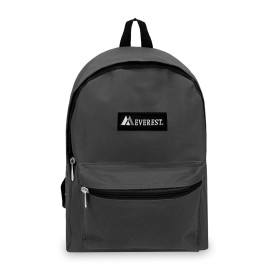 Everest Unisex Basic 15" Backpack CHARCOAL