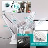 10X Magnifying Glass with Light, NUEYiO 2200 Lumens Stepless Dimmable