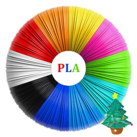 3D Pen Filament 160 Feet, 20 Colors, Each Color 16 Feet, 3D Printer Pen Refill PLA 1.75mm, Compatible with MYNT3D, SCRIB3D, PIKA3D Super and Pro Pen, Not Suitable for 3Doodler