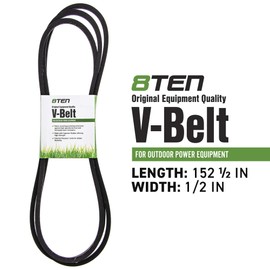 8TEN Deck Belt for John Deere 54 inch Mower Z425 Z435 Z445 Eztrak Mower M154296 M158131