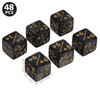 FAVOMOTO 48PCS Dice Counter, Polyhedral Dice Set Counter Dice Dice