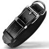 Filbert Leather Dog Collar, Genuine Leather Collar for Large Dogs,