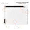 QWORK® Multifunctional Drawing Board Set, DIN A4 Drawing Board with