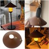 SquEqu 2 Pack Tent Lamp Shades PU Leather Detachable Camping