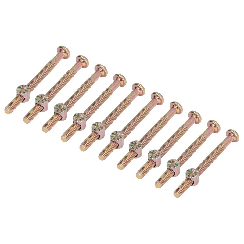 Crib Screw Kit Set of 10 Universal Durable Crib Screws
