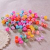 100 Mini Rainbow Hair Clips and Tiny Claws for Hair