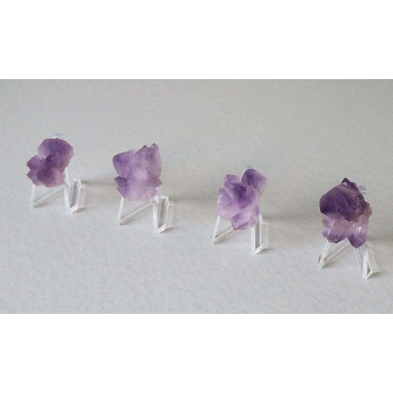 10 Pack 1.4 Inches Clear Easel Stands Mini Acrylic Coin