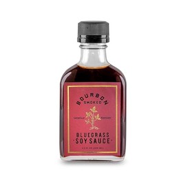 Bourbon Barrel Foods Bourbon Smoked Bluegrass Soy Sauce, 100 ml (3.38 fl oz) - Rich, Complex, Natural Smoked Flavor and Aroma