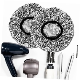 BIUDECO Hair Coloring Caps 2pcs Tin Foil Caps Heat Shield Reusable Hair Drying Hat for Shower