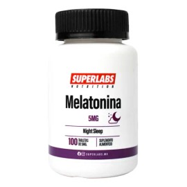 Melatonina 5 mg 100 Cápsulas Suplemento Sin Sabor Para Dormir