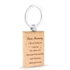 Hroanc Valentines Gifts for Mum Keyring Wood Mum Birthday Gifts