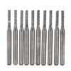 10pcs 2mm Cemented Carbide End Mill Engraving Bits Carving Drill