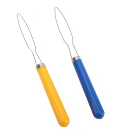 JUYUANHXIAO 2 Pcs Button Hook,One Hand Buttons Aids,Helps Those with Arthritis, Parkinsons to Fasten Buttons，Button Assist Devices Tools Easy to Use Buttoning Aids for Those with Limited Dexterity