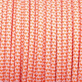 PARACORD PLANET Heart Pattern 550 Paracord – 4mm 7-Strand Nylon Rope for Crafts, Bracelets, Keychains, and Outdoor Use – Strong Survival Cord in Fun Valentine Colors – 10ft to 1000ft Hanks & Spools