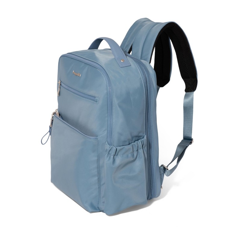 Tribecca Expandable Travel Laptop Backpack Water-Resistant Nylon Work Bag w/Organization,