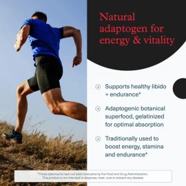 Youtheory Maca Vegana Para Hombres 120 Cápsulas Energía
