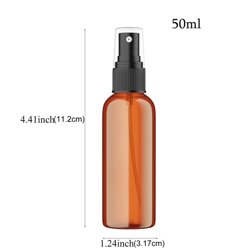 SEVENHEAD 50ml Plastic Essential Oil Spray Bottle 1.7OZ Three Color