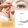 Fadlash (4D-0.07-C-11) Volume Eyelashes, 4D Ready-to-Use Eyelash Fans, 0.07 mm