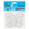Painting Palette for Children Butterfly 7 Cavities Plastic Size 14