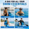 MIKIPLUM 35L Swim Backpack for Swimmers with Shoe Compartment