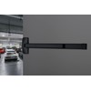 Brinks Commercial Rim Panic Exit Device, Matte Black - UL