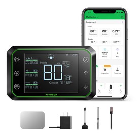 VIVOSUN GrowHub Controller E42A for Grow Tent, Smart Environmental WiFi-Controller with Temperature, Humidity, VPD, Timer, Cycle, Schedule Controls, Cooling Ventilation Lighting Programming