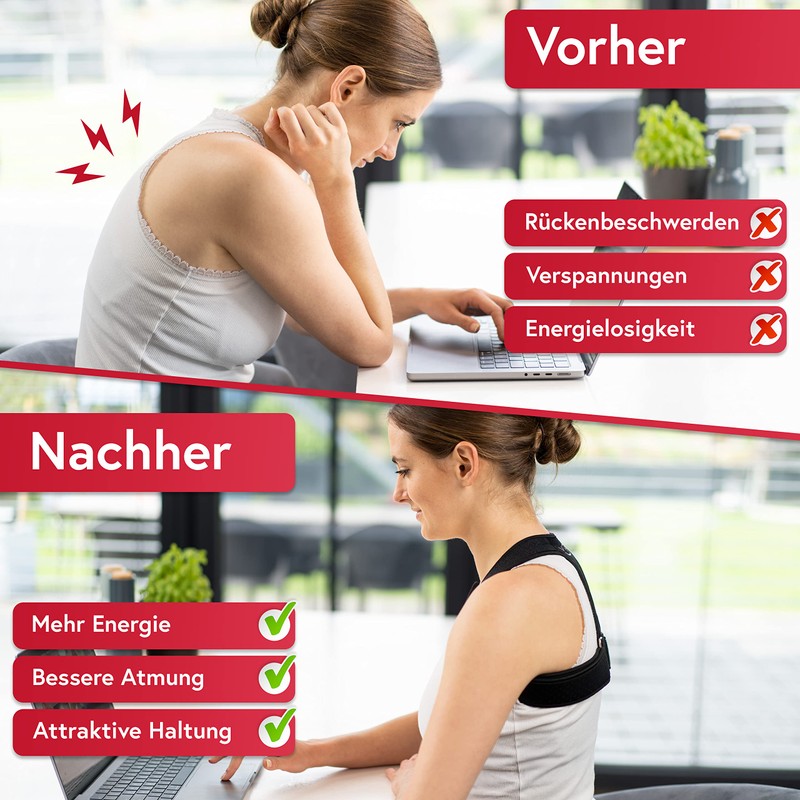 VIGO SPORTS® *NEW* I Back Straightener for Efficient Posture Correction