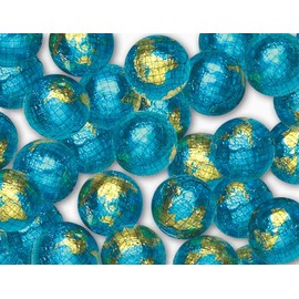 Madelaine Solid Premium Milk Chocolate World Globe Balls (5 LB)