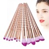 12pcs / Set Soft Hair Eye Shadow Makeup Brush Loose