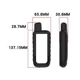 FTRONGRT Hülle Kompatibel mitGarmin GPSMAP 66ST 66S 66SR 669S 679 67, Weiches TPU, Kratzfeste Schutzhülle. Orange