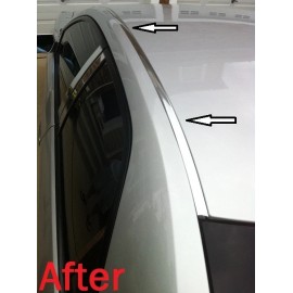 Automotive Authority For 2001-2009 VOLVO S60 CHROME ROOF TOP TRIM MOLDING KIT